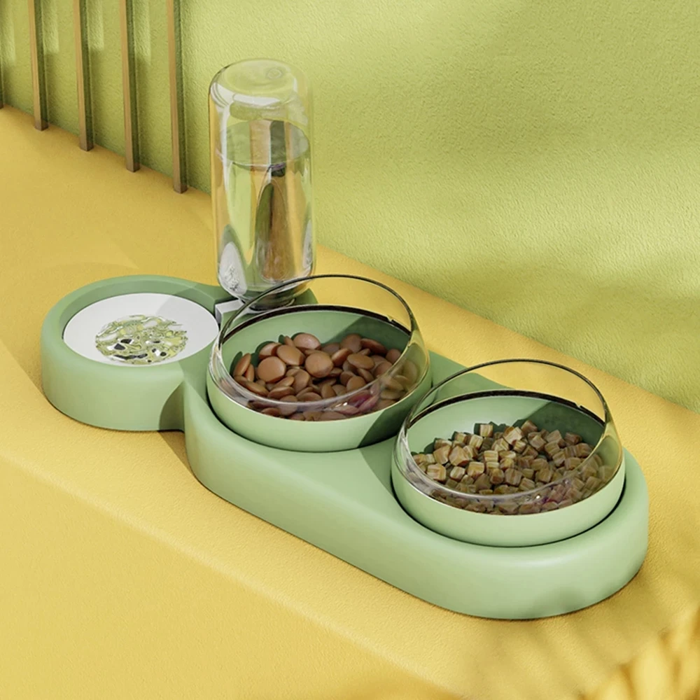 Pet Cat Bowl Automatic Feeder Dog Cat Food Bowl With Water Fountain Double Bowl Drinking Raised Stand Dish Bowls For Cats Dogs
Pet Cat Bowl Automatic Feeder Dog Cat Food Bowl With Water Fountain Double Bowl Drinking Raised Stand Dish Bowls For Cats Dogs