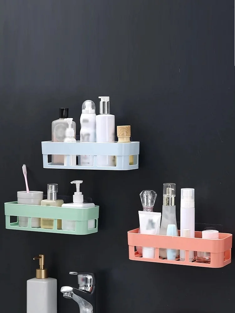 Wall Mounted Bathroom Organizer Durable Sponge Drain Rack Corner Shelf Shower Organizer Sink Shelves for Wall Household Items 
Wall Mounted Bathroom Organizer Durable Sponge Drain Rack Corner Shelf Shower Organizer Sink Shelves for Wall Household Items