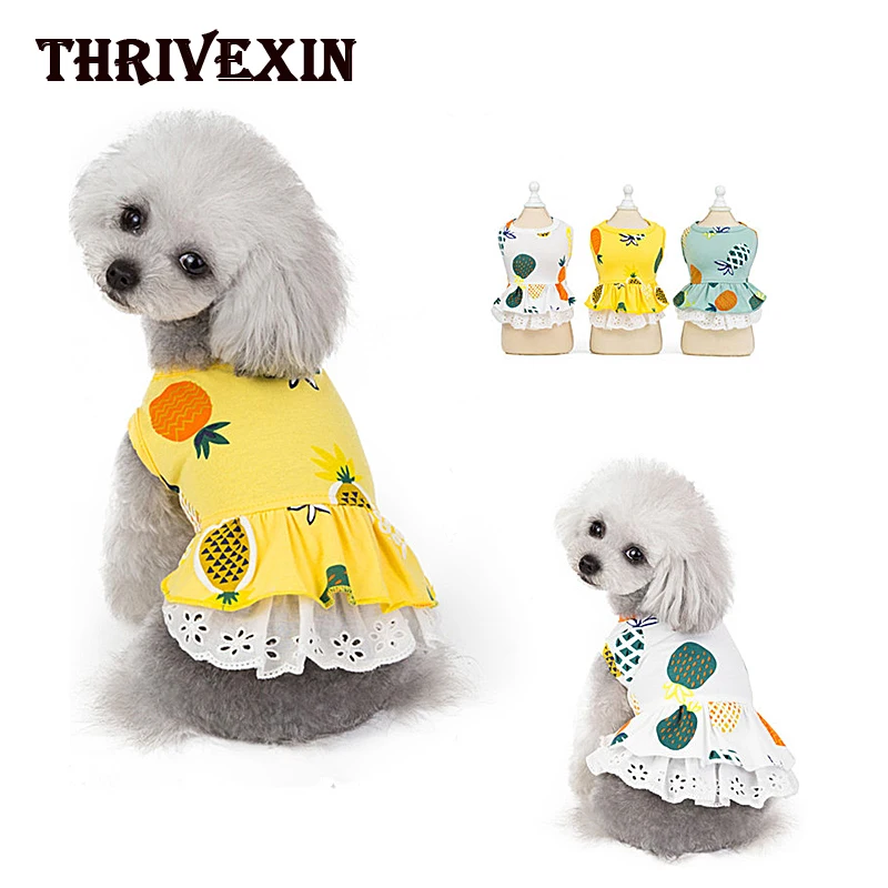 Pet Clothes Summer Dog Clothes for Small Dog Clothes Pet Supplies Wholesale Pineapple Skirt Spring Dog Costume Puppy Clothes
Pet Clothes Summer Dog Clothes for Small Dog Clothes Pet Supplies Wholesale Pineapple Skirt Spring Dog Costume Puppy Clothes
