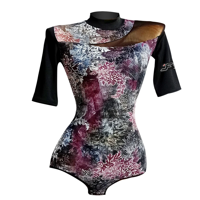 Ballet Leotard for Woman Stand-up Collar Mesh Jumpsuit Print Gymnastics Competition Performance LATIN Costume
Ballet Leotard for Woman Stand-up Collar Mesh Jumpsuit Print Gymnastics Competition Performance LATIN Costume