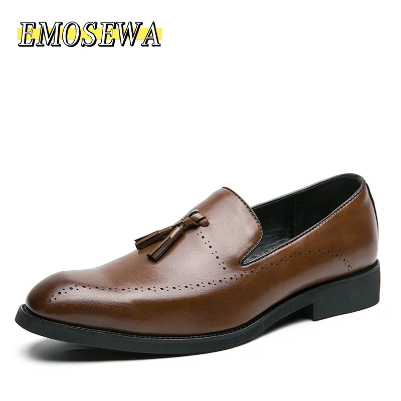 Men Dress Shoes New Autumn Fashion Business Wedding Footwear Man Genuine Leather Design Formal Shoes Men Europe Style Men Shoes
Men Dress Shoes New Autumn Fashion Business Wedding Footwear Man Genuine Leather Design Formal Shoes Men Europe Style Men Shoes