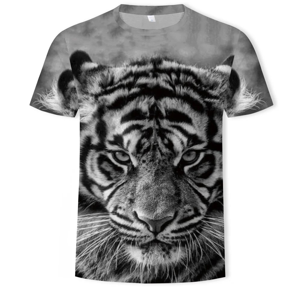 Harajuku solid color 3D printing casual T-shirt for men and women couples Fun lion tiger 3D printing soft slim T-shirt
Harajuku solid color 3D printing casual T-shirt for men and women couples Fun lion tiger 3D printing soft slim T-shirt