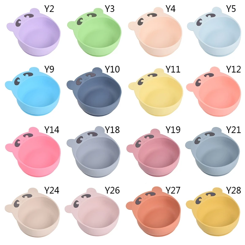 Cartoon Bear Baby Training Feeding Food Bowl Anti Slip Silicone Suction Dinner Plate Dish Utensil BPA-Free Tableware
Cartoon Bear Baby Training Feeding Food Bowl Anti Slip Silicone Suction Dinner Plate Dish Utensil BPA-Free Tableware