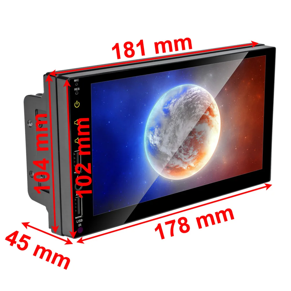 New Android 9.1 Car Radio Stereo Multimedia Video MP5 Player 7 inch Display GPS Navigation FM Radio Receiver with Bluetooth WiFi
New Android 9.1 Car Radio Stereo Multimedia Video MP5 Player 7 inch Display GPS Navigation FM Radio Receiver with Bluetooth WiFi