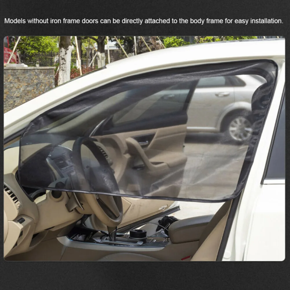 Black Sunshade Curtain Front+Rear Magnetic Shield Side Window UV Protection Visor 4Pcs
Black Sunshade Curtain Front+Rear Magnetic Shield Side Window UV Protection Visor 4Pcs
