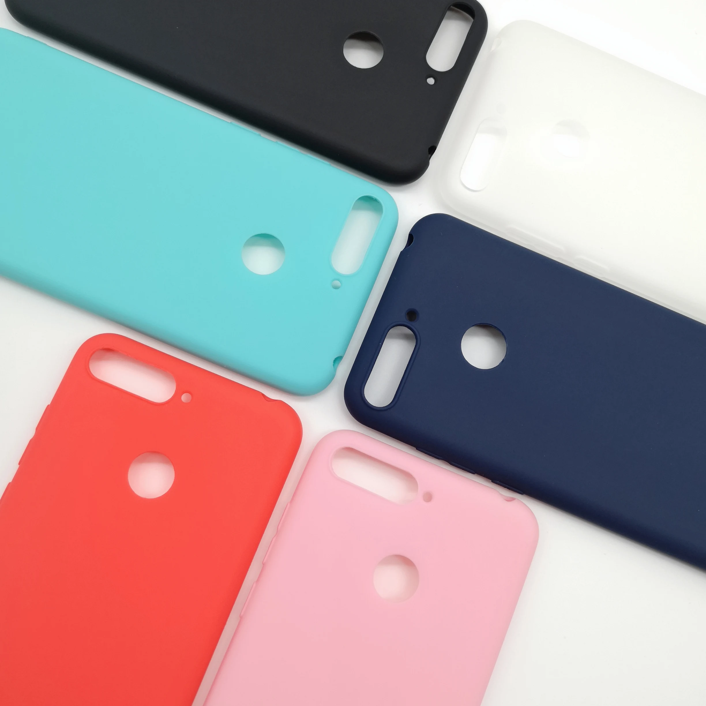 Чехол для Huawei Honor 7A pro 5 7 дюйма искусственный чехол A силиконовый мягкий бампер |