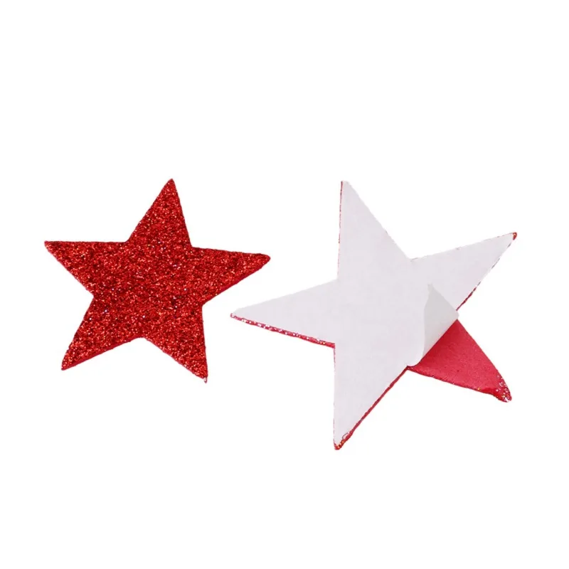 3D блестящая Звезда Клейкая пена стикер карты Ремесло открытки скрапбукинг дома