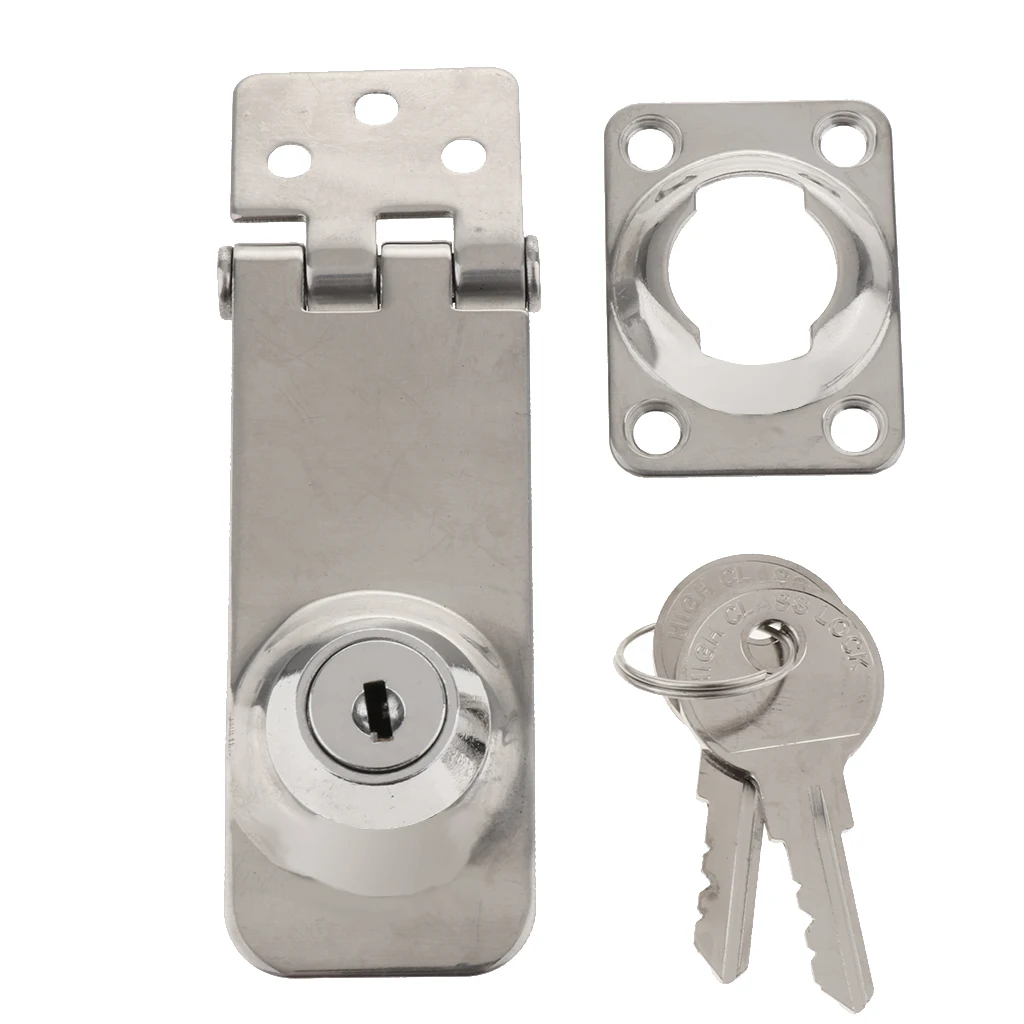 1 Set 304 Stainless Steel Locking Hasp with Two Keys Marine Hardware Boat Parts
1 Set 304 Stainless Steel Locking Hasp with Two Keys Marine Hardware Boat Parts