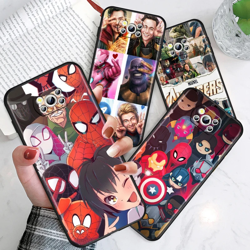 Marvel Hero Spider-Man For Xiaomi Poco X3 NFC F3 GT X2 M3 M2 5G Pro Lite Civi Mi 9SE CC9 Soft Black Phone Case Shell
Marvel Hero Spider-Man For Xiaomi Poco X3 NFC F3 GT X2 M3 M2 5G Pro Lite Civi Mi 9SE CC9 Soft Black Phone Case Shell