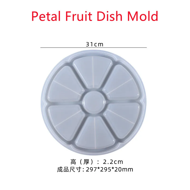 BML Creative Petal Storage Tray Dish Fruit Silicone Mold Home Decoration Practical Mold For DIY Crystal Epoxy Resin Making Mould
BML Creative Petal Storage Tray Dish Fruit Silicone Mold Home Decoration Practical Mold For DIY Crystal Epoxy Resin Making Mould