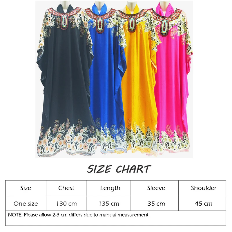 Snailify Cotton Dashiki African Dresses For Women Clothes Traditional Robe Lady Muslim Hijab Floral Print Arabic Dress Long Gown
Snailify Cotton Dashiki African Dresses For Women Clothes Traditional Robe Lady Muslim Hijab Floral Print Arabic Dress Long Gown