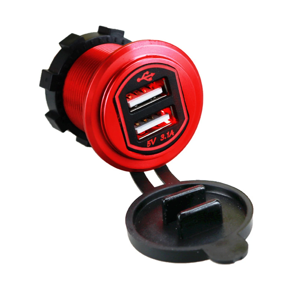 Universal 3.1A Dual USB Port Fast Charging Charger Waterproof Car Charger Power Adapter
Universal 3.1A Dual USB Port Fast Charging Charger Waterproof Car Charger Power Adapter