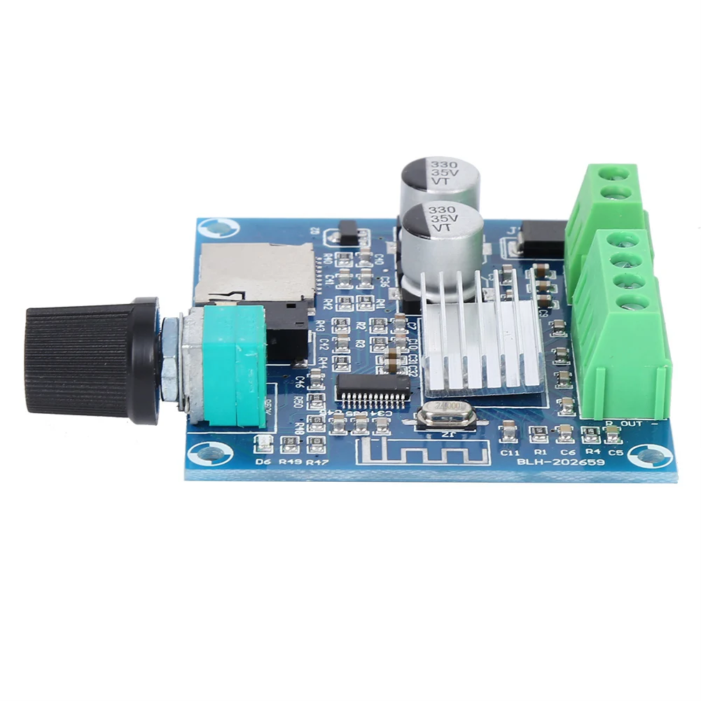 Digital Amplifier Board Adjustable Volume Dual Channel for Memory Card AUX Amplifier Board Module
Digital Amplifier Board Adjustable Volume Dual Channel for Memory Card AUX Amplifier Board Module