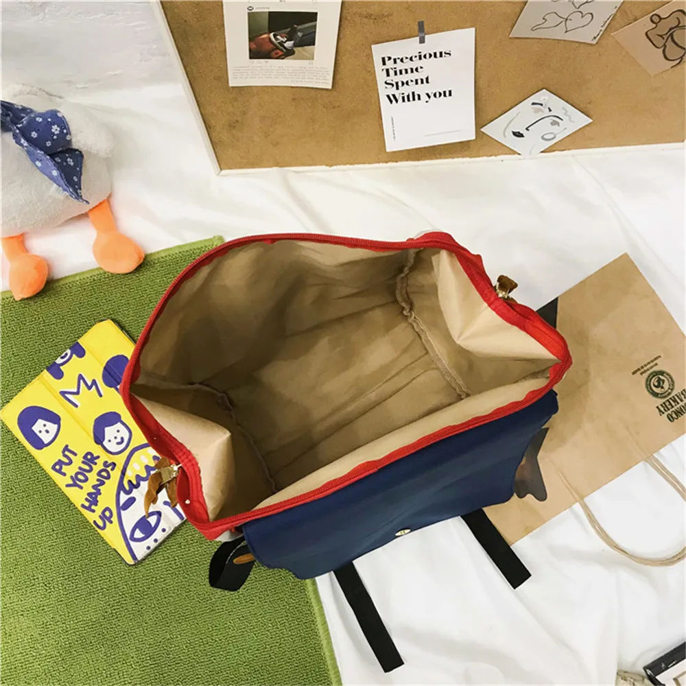 Contrasting Color Designer Women's Backpack Youth Laptop Backpack High Quality Oxford Cloth Ladies Student Bookbag Bolso Mujer
Contrasting Color Designer Women's Backpack Youth Laptop Backpack High Quality Oxford Cloth Ladies Student Bookbag Bolso Mujer