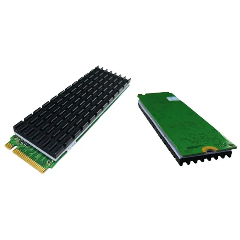 Black Heatsink Heat Dissipation Radiator M.2 Cooling Heat Sink Heat Thermal Pads for M.2 2280 PCI-E NVME SSD P82A
Black Heatsink Heat Dissipation Radiator M.2 Cooling Heat Sink Heat Thermal Pads for M.2 2280 PCI-E NVME SSD P82A