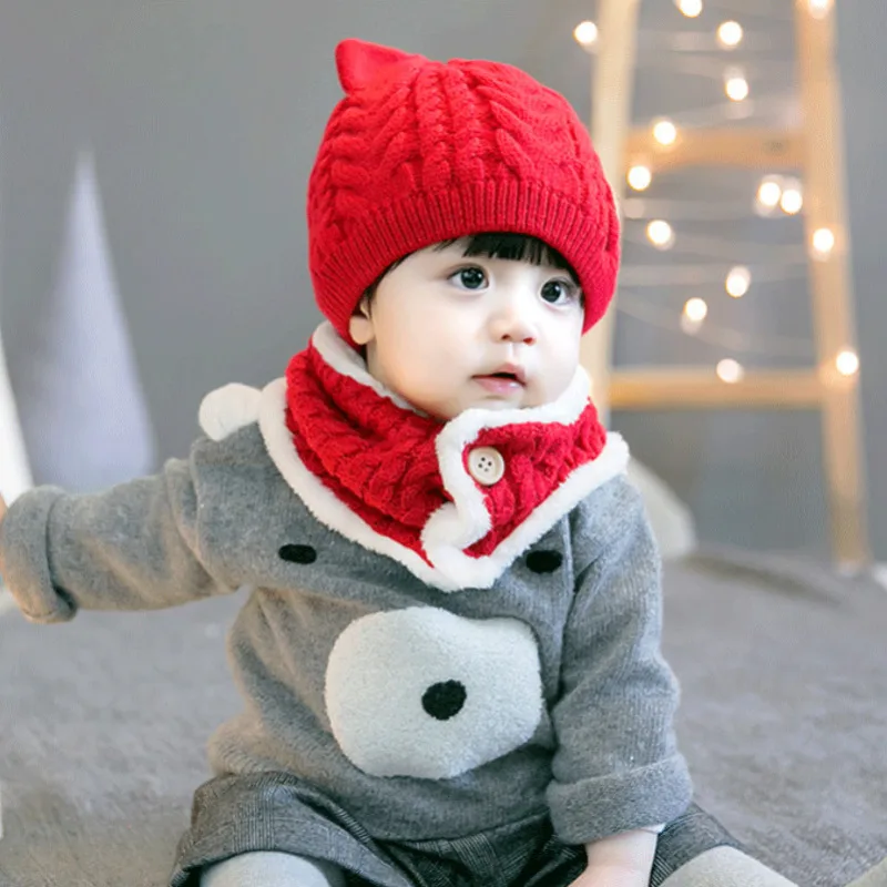 1-4Y Infant Baby Baby Girls Hat Ear Hat Scarf 2pcs Baby Thicken Fleece Warm Knitted Cotton Cap Bib Set Accessories
1-4Y Infant Baby Baby Girls Hat Ear Hat Scarf 2pcs Baby Thicken Fleece Warm Knitted Cotton Cap Bib Set Accessories