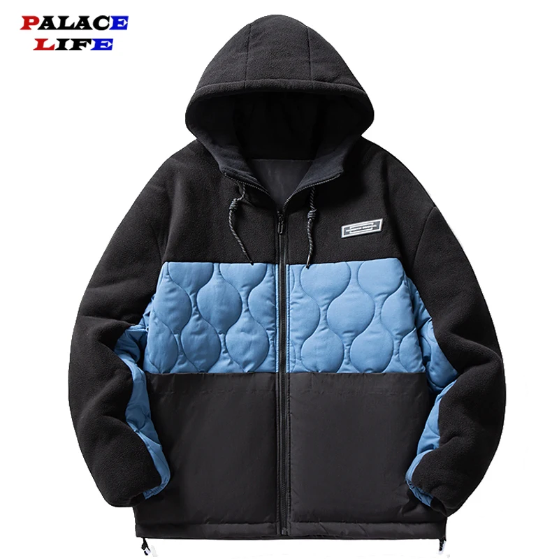 Streetwear Japanese Men Hooded Jacket Coat Polar Fleece Women Patchwork Jacket 2021 Autumn Winter Harajuku Cotton Jacket Zip
Streetwear Japanese Men Hooded Jacket Coat Polar Fleece Women Patchwork Jacket 2021 Autumn Winter Harajuku Cotton Jacket Zip