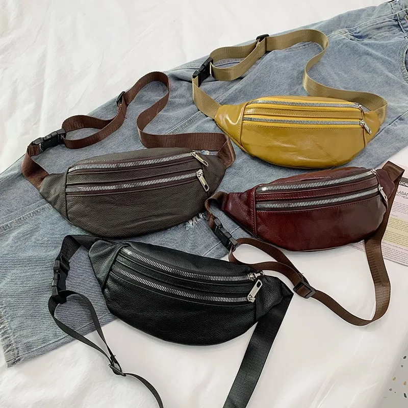 Pouch Leather Waist Bags Unisex Chest Banana Bag Hip Belt Pack Solid Color Women Fashion Crossbody Bag Travel Phone Pouch Purse
Pouch Leather Waist Bags Unisex Chest Banana Bag Hip Belt Pack Solid Color Women Fashion Crossbody Bag Travel Phone Pouch Purse