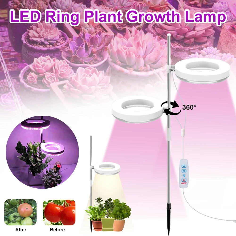 LED Grow Light 5V Plant Lights Full Spectrum 9 Dimmable Levels Growing Lights Phytolamp for Indoor Plants
LED Grow Light 5V Plant Lights Full Spectrum 9 Dimmable Levels Growing Lights Phytolamp for Indoor Plants