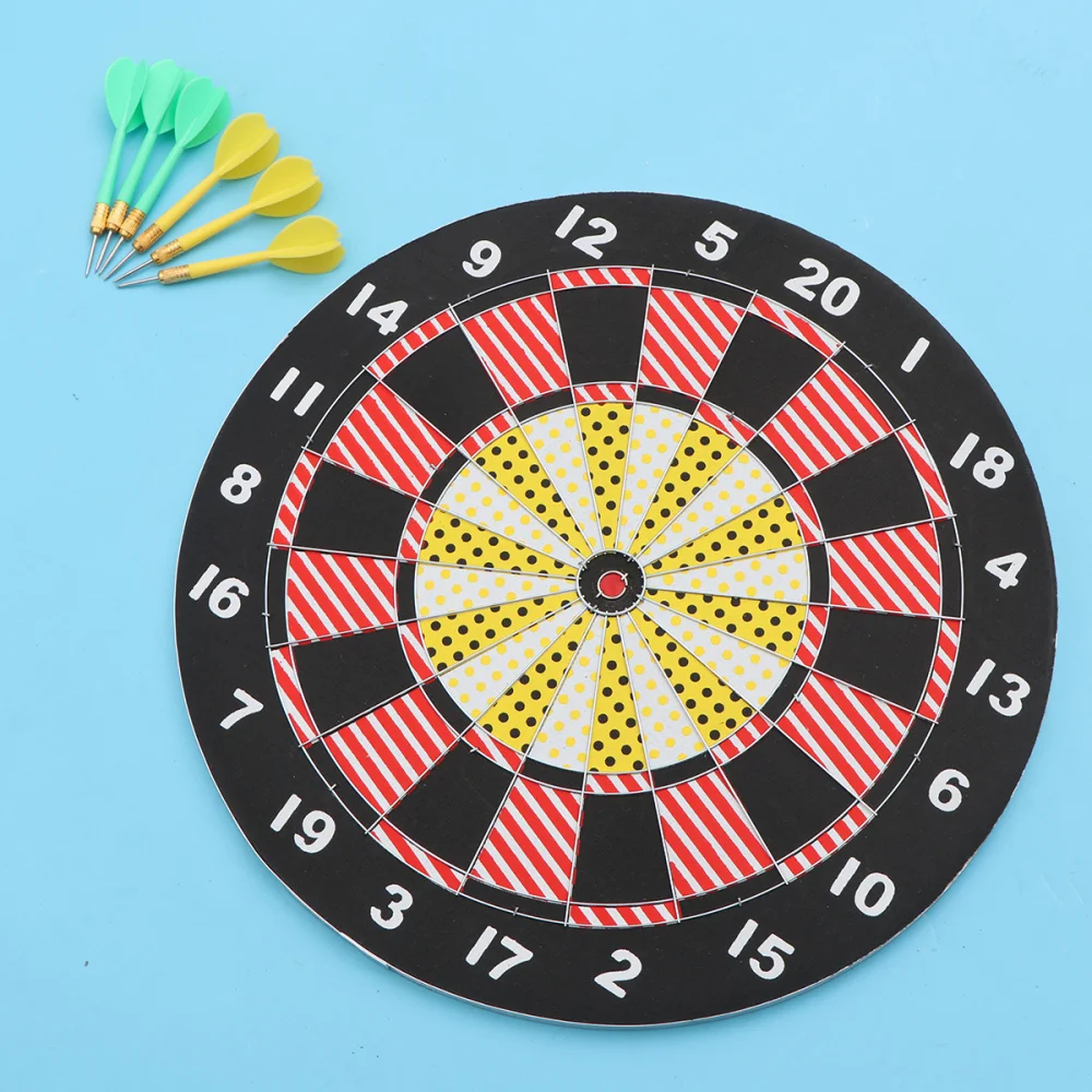 1 Set 17 Inch Dart Board with 6pcs Darts Leisure Game Dartboard Set Board Game Gift for Office Home Outdoor
1 Set 17 Inch Dart Board with 6pcs Darts Leisure Game Dartboard Set Board Game Gift for Office Home Outdoor