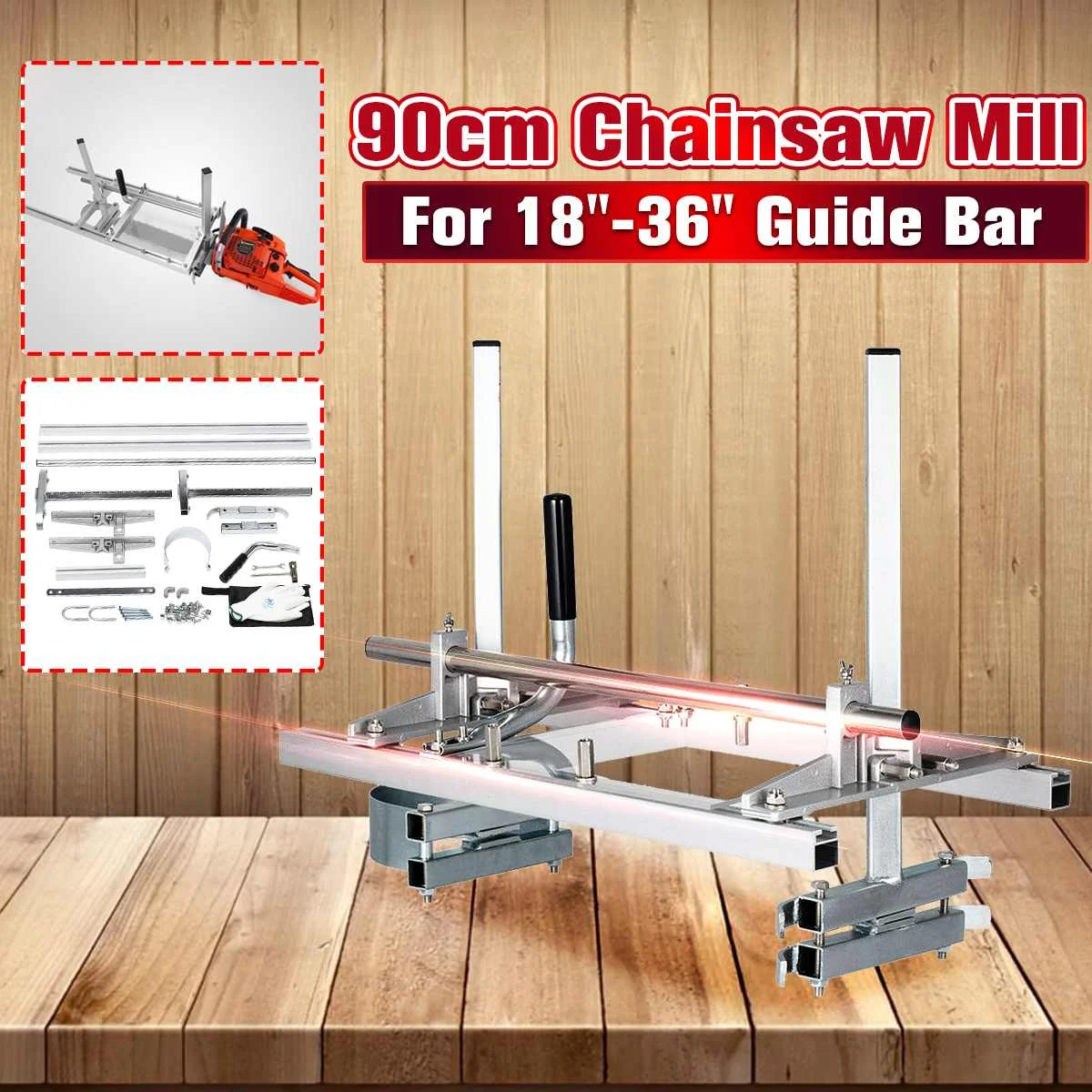 36 Inch Chain Saw Chainsaw Portable Mill Planking Milling Bar Size 18 Inch to 36 Inch Planking Lumber Cutting Tool Kit US STOCK
36 Inch Chain Saw Chainsaw Portable Mill Planking Milling Bar Size 18 Inch to 36 Inch Planking Lumber Cutting Tool Kit US STOCK