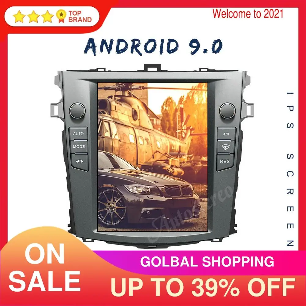 Tesla стиль Android 9,0 Автомобильный GPS навигатор мультимедийный плеер для Toyota Corolla 2007-2013 автомобильный стерео головное устройство авто радио DSP PX6
Tesla стиль Android 9,0 Автомобильный GPS навигатор мультимедийный плеер для Toyota Corolla 2007-2013 автомобильный стерео головное устройство авто радио DSP PX6