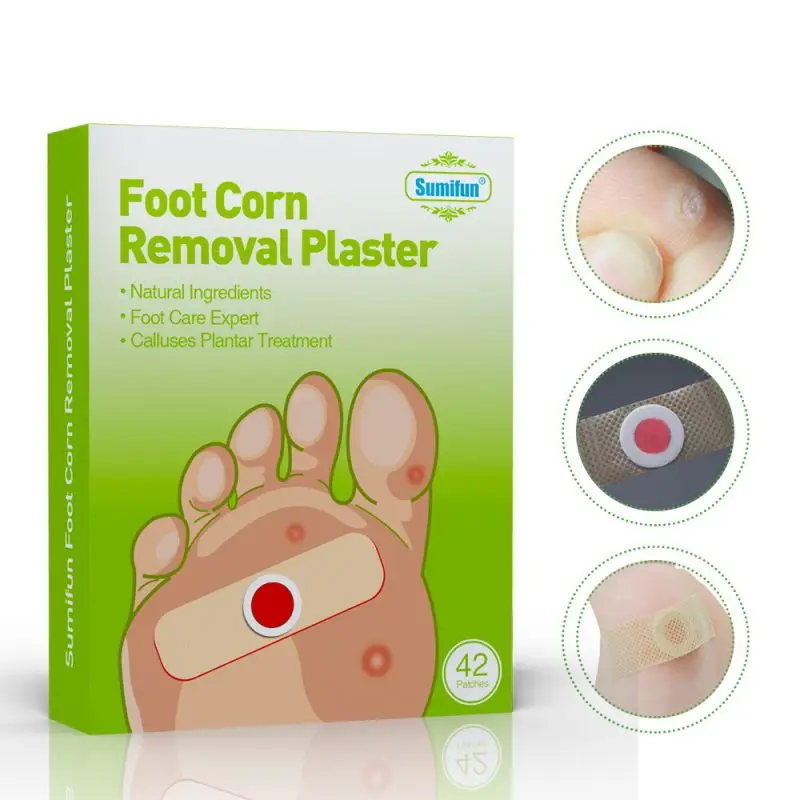 42pcs Strong Powerful Foot Corn Removal Warts Thorn Patch Callus Removal Patches Relief Pain and Dryness Foot For Feet Care
42pcs Strong Powerful Foot Corn Removal Warts Thorn Patch Callus Removal Patches Relief Pain and Dryness Foot For Feet Care