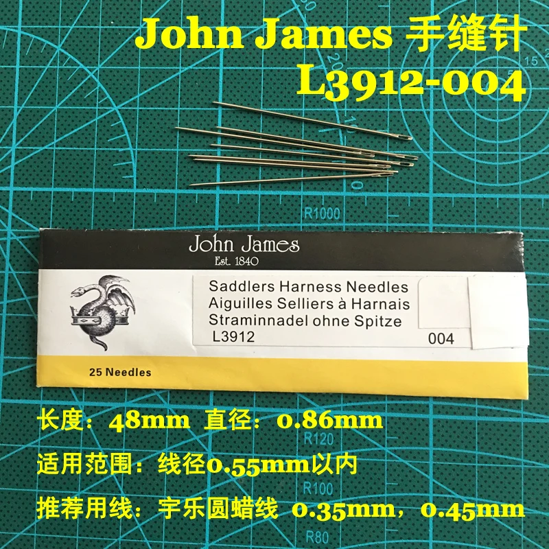 25Pcs/Bag Hand Needle Britain John James Leatherwear Needle Round Needle Diy Leatherwear hand Tool Leather Crafts blunt end
25Pcs/Bag Hand Needle Britain John James Leatherwear Needle Round Needle Diy Leatherwear hand Tool Leather Crafts blunt end
