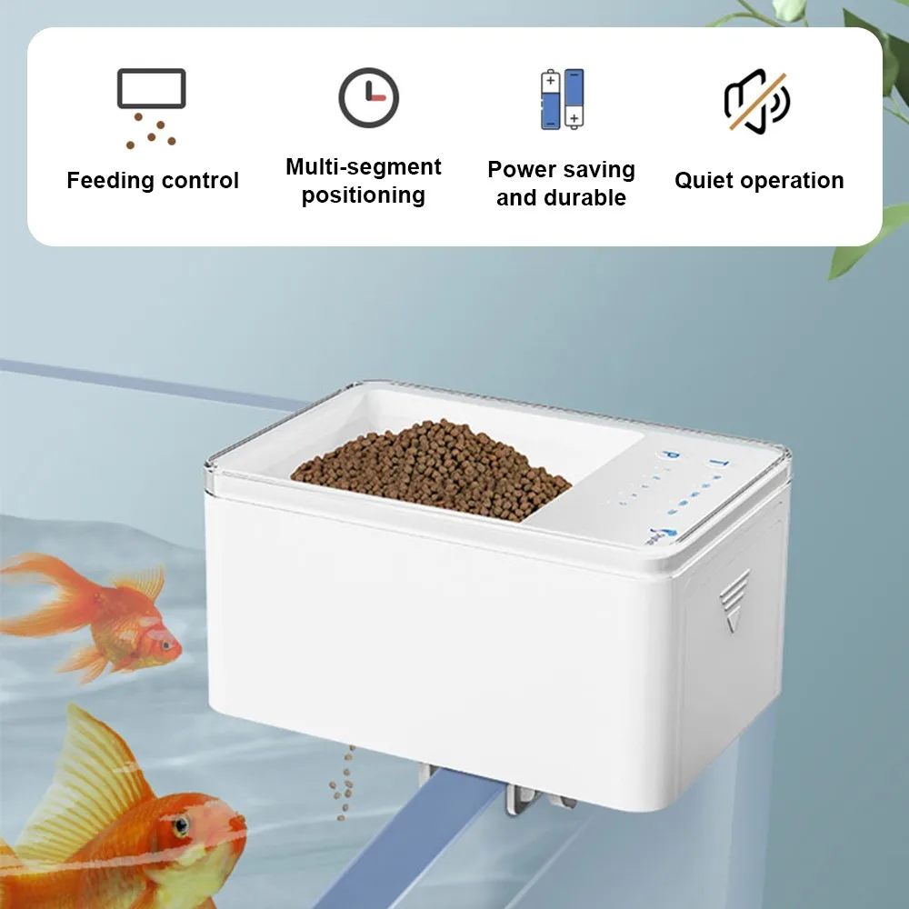 Fish Feeding Tray Aquarium 70ml Intelligent Digital Automatic Timer Fish Feeder Pet Fish Tank Accessories Feeding Fish Food Disp
Fish Feeding Tray Aquarium 70ml Intelligent Digital Automatic Timer Fish Feeder Pet Fish Tank Accessories Feeding Fish Food Disp