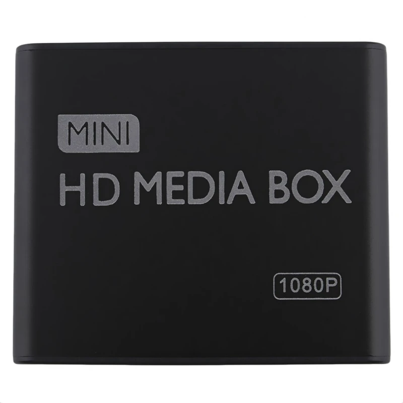 Мини медиаплеер 1080P мини HDD медиабокс ТВ-бокс видео мультимедийный плеер Full HD с SD