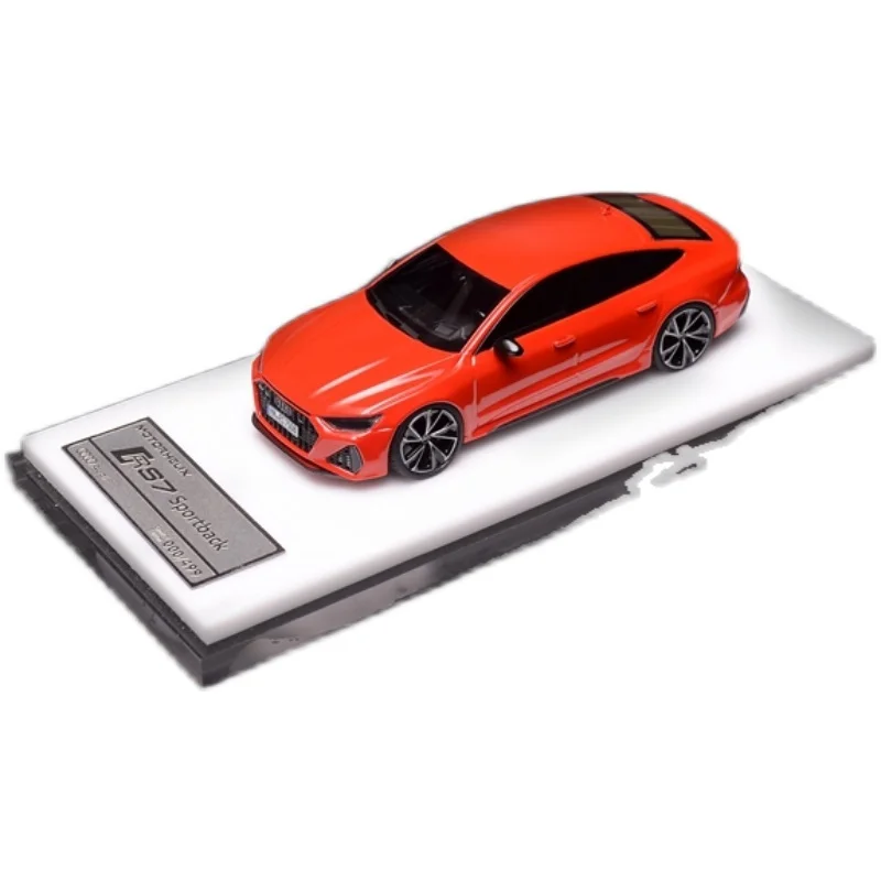 MotorHelix 1:64 Audi RS7 Смола ограниченная модель автомобиля коллекция supercar готовый продукт