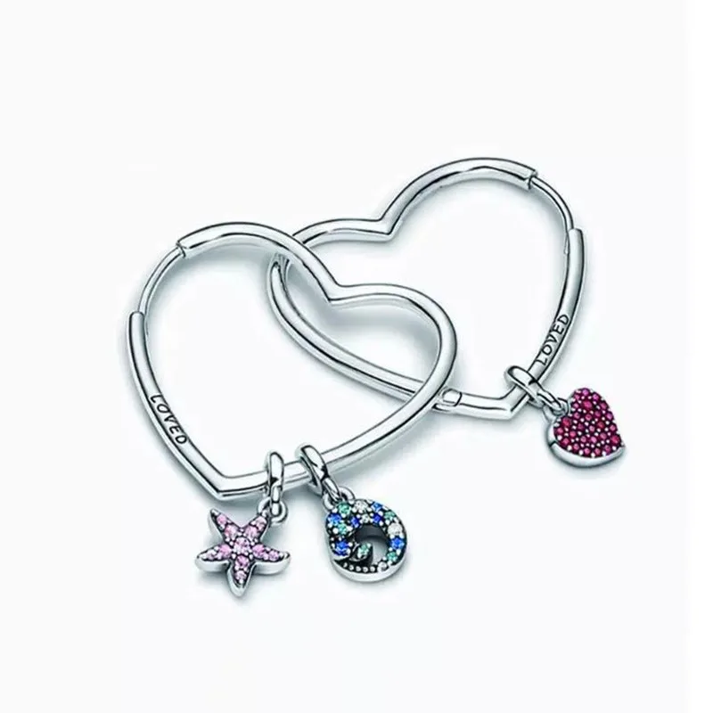 100% 925 Sterling Silver Pan Earring Asymmetric Hearts Of Love Earrings For Women Wedding Gift Fashion Jewelry
100% 925 Sterling Silver Pan Earring Asymmetric Hearts Of Love Earrings For Women Wedding Gift Fashion Jewelry