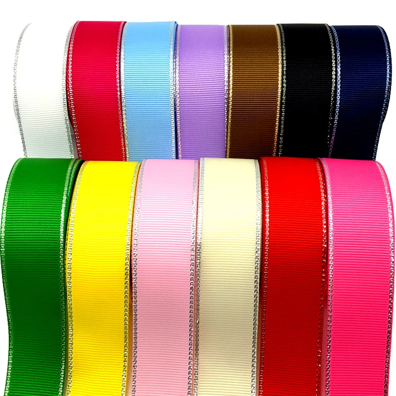 5 Yards 1"(25mm) Ribbon Wedding Decoration Silver Metallic Edge Grosgrain Ribbon Gift Wrapping Hair Bows DIY Christmas Ribbon
5 Yards 1"(25mm) Ribbon Wedding Decoration Silver Metallic Edge Grosgrain Ribbon Gift Wrapping Hair Bows DIY Christmas Ribbon