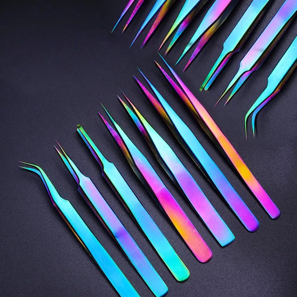 Профессиональный пинцет для макияжа ресниц 3D объемный Пинцет для наращивания ресниц веер для ресниц пинцет для бровей радужные щипцы для д... 
Профессиональный пинцет для макияжа ресниц 3D объемный Пинцет для наращивания ресниц веер для ресниц пинцет для бровей радужные щипцы для д...