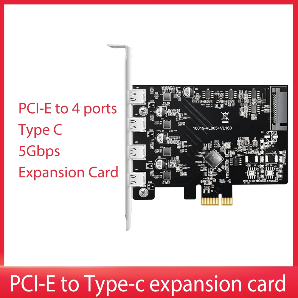 Плата расширения KC019 PCI-E на Type-C USB 3,1, 5 Гбит/с, высокоскоростная карта передачи данных с PCI Express X4/X8/X16
Плата расширения KC019 PCI-E на Type-C USB 3,1, 5 Гбит/с, высокоскоростная карта передачи данных с PCI Express X4/X8/X16