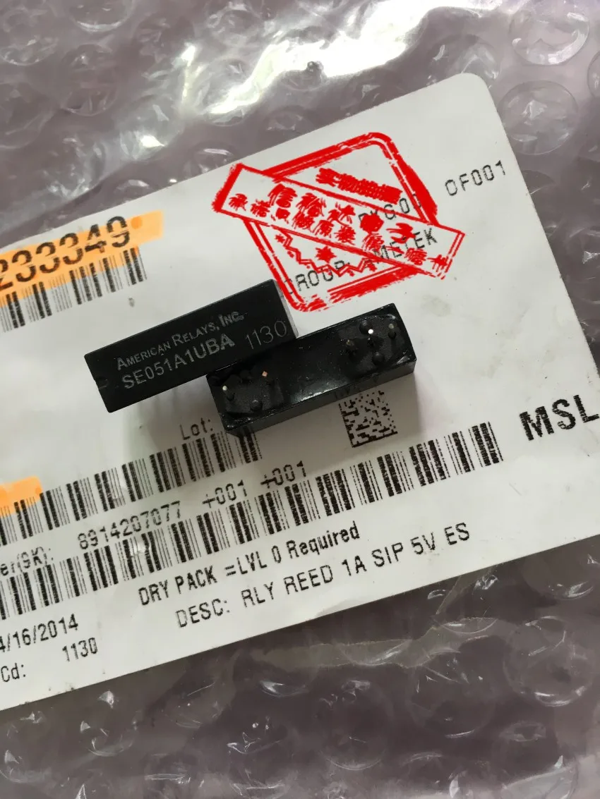 Оригинальное новое 100% 1A05V нормально разомкнутое SIP Герконовое реле 1A 5V SE051AUBA
Оригинальное новое 100% 1A05V нормально разомкнутое SIP Герконовое реле 1A 5V SE051AUBA