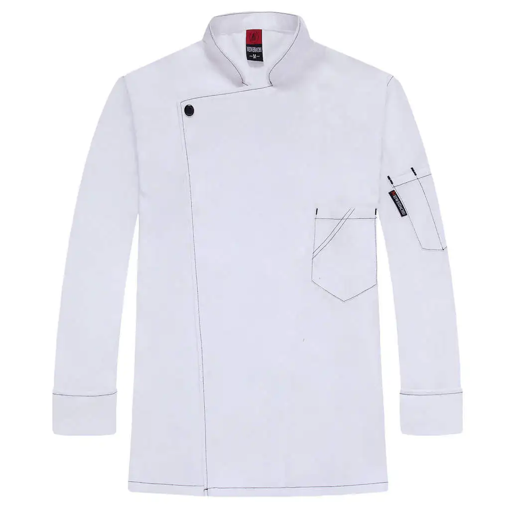 

Men Women Chef Uniform Long Sleeve Cook Clothing Food Service Top High Quality Chef Jacket Kictchen Work Clothes