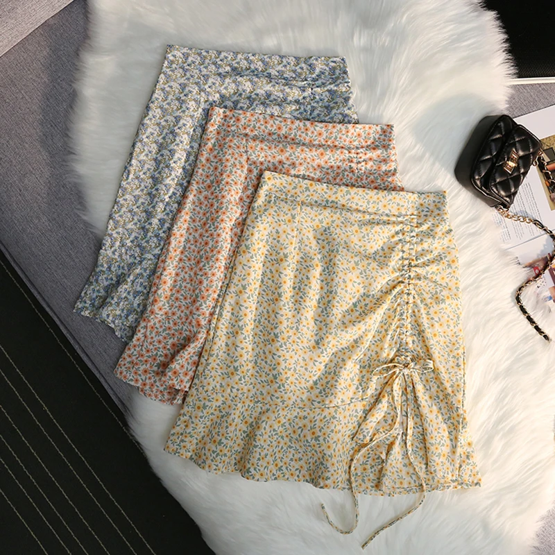 LJSXLS Chiffon Floral Kawaii Skirt Women 2021 Summer Ruffles A-line Sexy Mini Skirts High Waist Drawstring Slim Bottoms Saias
LJSXLS Chiffon Floral Kawaii Skirt Women 2021 Summer Ruffles A-line Sexy Mini Skirts High Waist Drawstring Slim Bottoms Saias