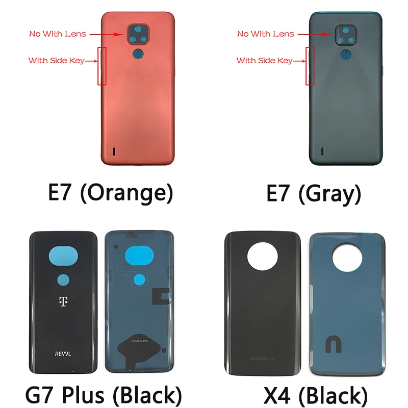 Battery Back Cover Rear Door Housing Case With Glue Sticker & Logo For Moto E7 X4 G7 Plus One Macro One Zoom G10 Back Cover
Battery Back Cover Rear Door Housing Case With Glue Sticker & Logo For Moto E7 X4 G7 Plus One Macro One Zoom G10 Back Cover