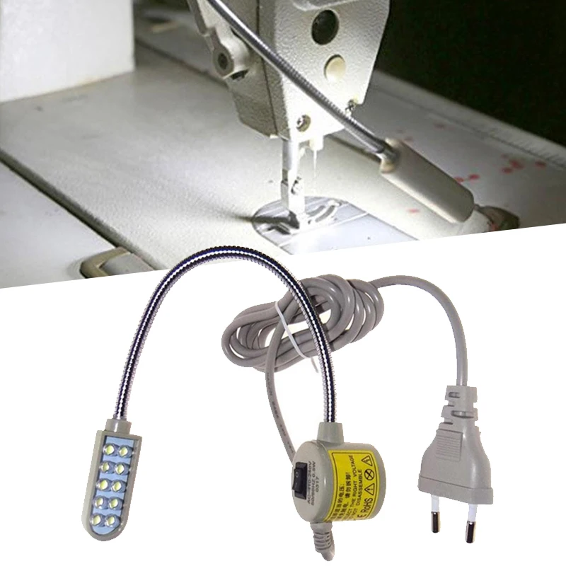 LED Bulbs Sewing Gooseneck Lamp Magnetic Mounting Base Beige White Tools | Освещение