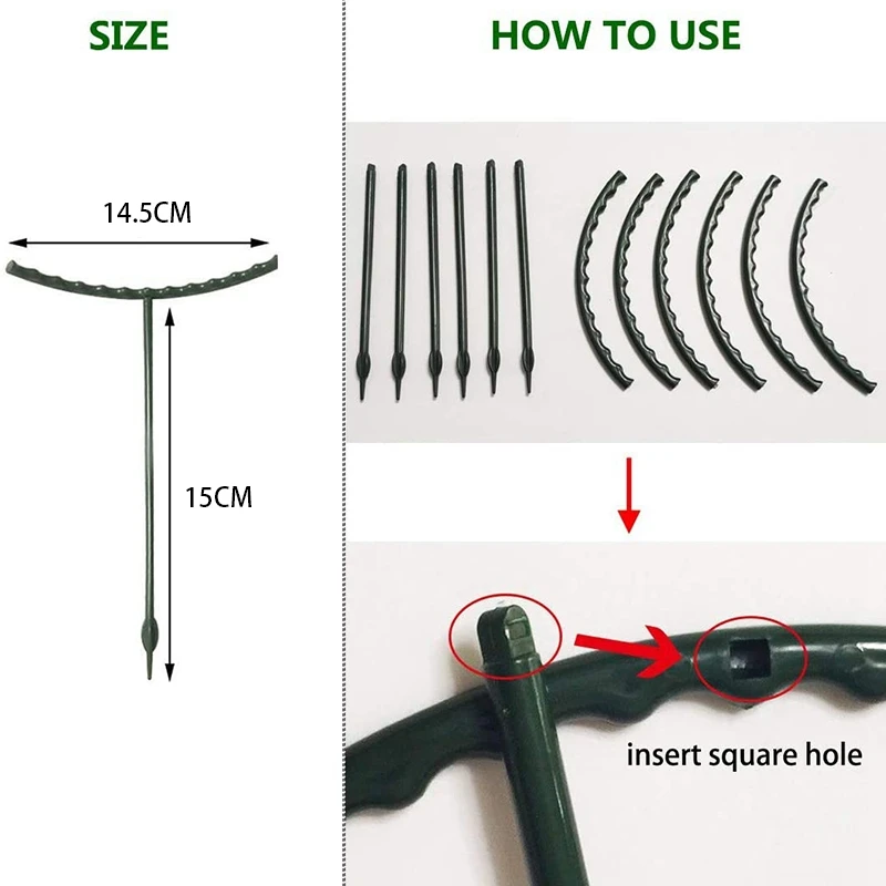 8PC Plant Support Pile, Garden Flower and Green Plant Support Ring, Flowerpot Support Ring, Suitable for Garden
8PC Plant Support Pile, Garden Flower and Green Plant Support Ring, Flowerpot Support Ring, Suitable for Garden