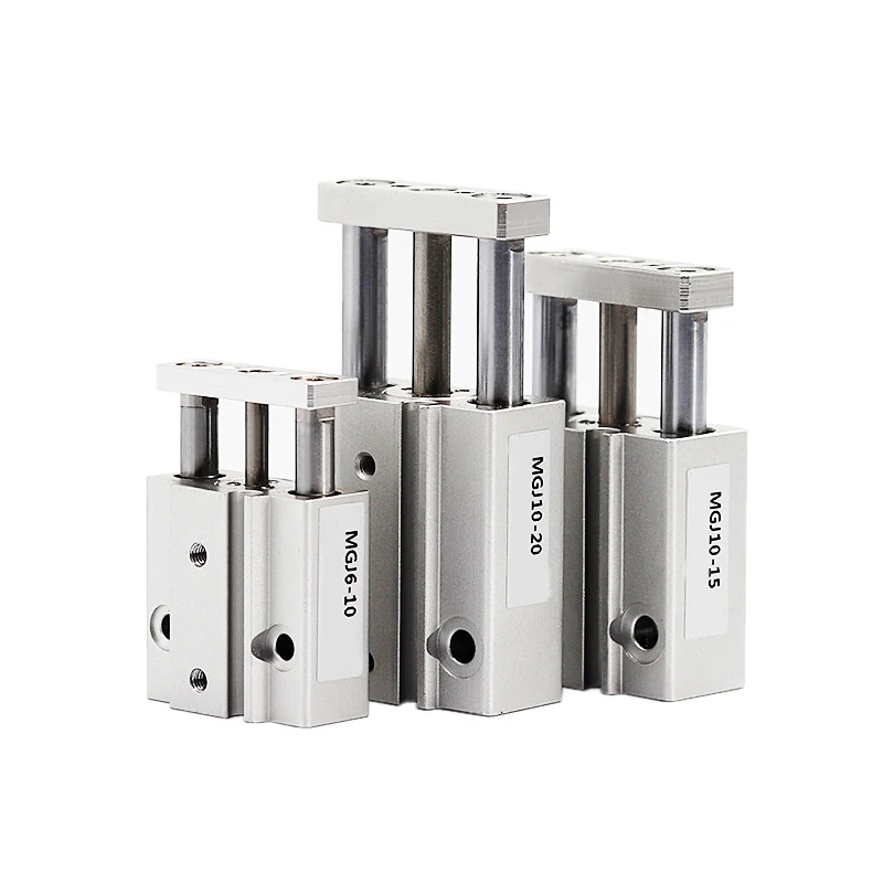 

Miniature Three-Rod Cylinder With Guide Rod Small Pneumatic Three-Axis Cylinder MGJ6/MGJ10-5/10/15/20