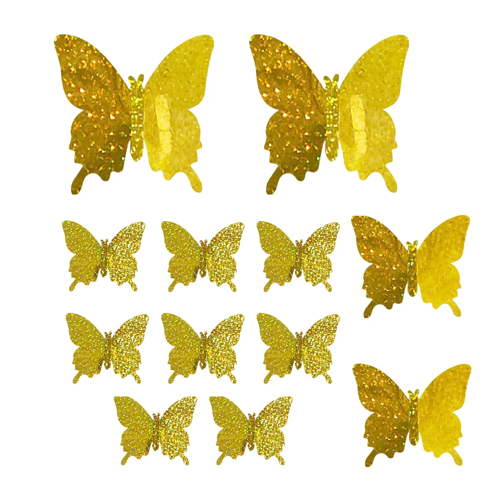 12pcs 3D Simulation Flashing Butterfly Wall Stickers For Living Room Decoration 
12pcs 3D Simulation Flashing Butterfly Wall Stickers For Living Room Decoration