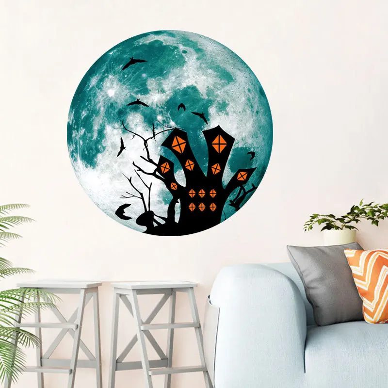 Luminous Pumpkin Bat Castle Halloween Mall Glass Moon Wall Sticker Halloween Decorative Painting Home Decor
Luminous Pumpkin Bat Castle Halloween Mall Glass Moon Wall Sticker Halloween Decorative Painting Home Decor