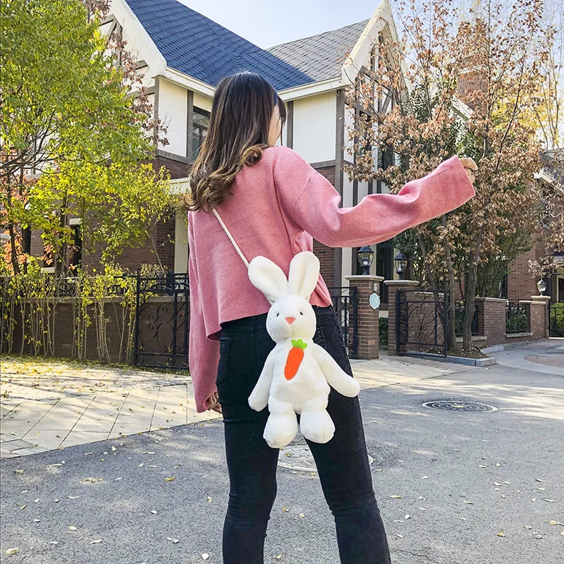 Cartoon cute rabbit plush bag female 2020 new girls Fur bag personality large capacity crossbody bag
Cartoon cute rabbit plush bag female 2020 new girls Fur bag personality large capacity crossbody bag