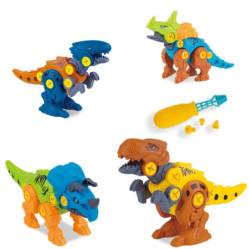 Dinosaur Building Block Toy Puzzle DIY Disassembly And Assembly Tyrannosaurus Velociraptor Model With Screws Children's Toy Gift
Dinosaur Building Block Toy Puzzle DIY Disassembly And Assembly Tyrannosaurus Velociraptor Model With Screws Children's Toy Gift