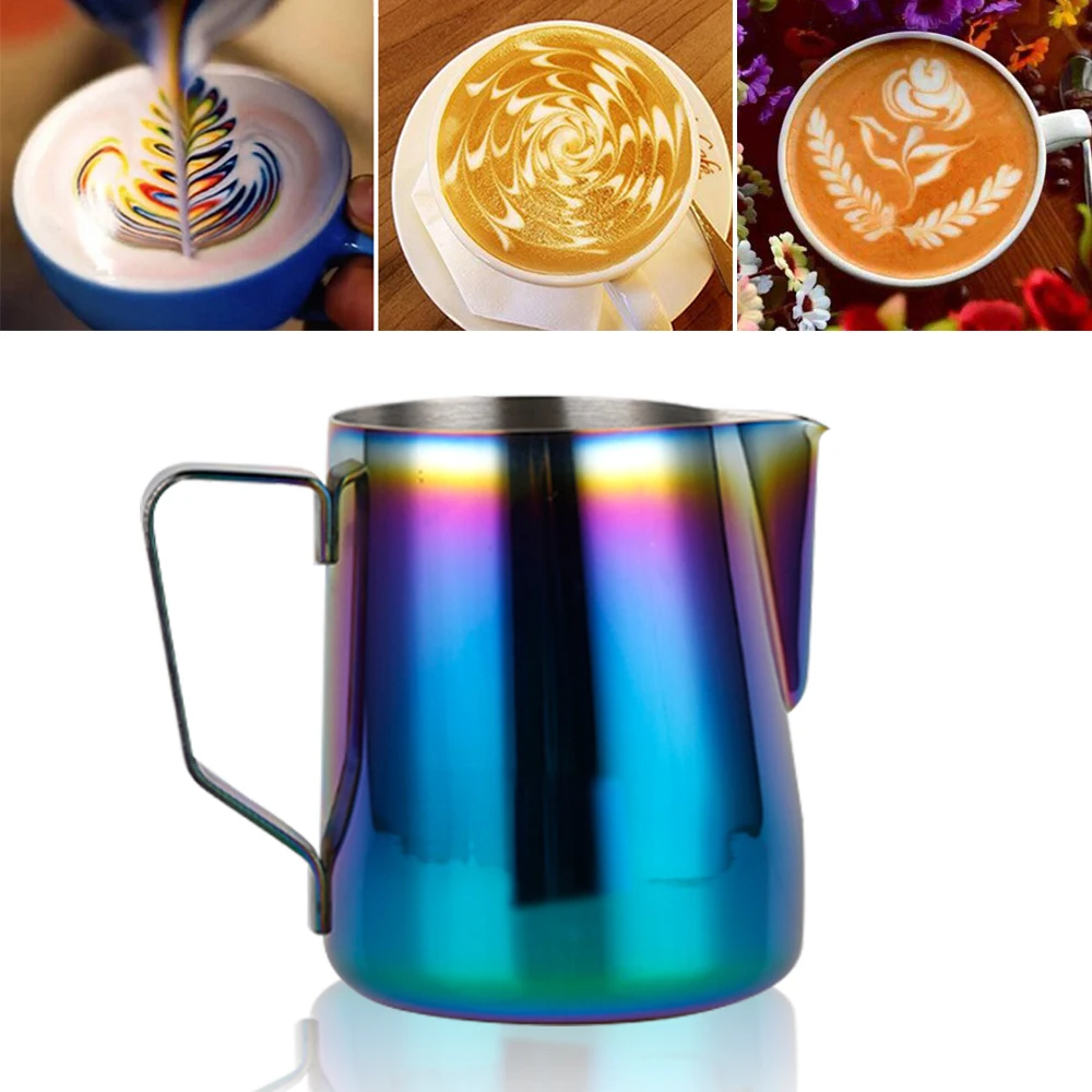 Stainless Steel Milk Frothing Jug Espresso Coffee Mug Pitcher Barista Craft Coffee Cappuccino Cups Latte Pot Kitchen Tool
Stainless Steel Milk Frothing Jug Espresso Coffee Mug Pitcher Barista Craft Coffee Cappuccino Cups Latte Pot Kitchen Tool