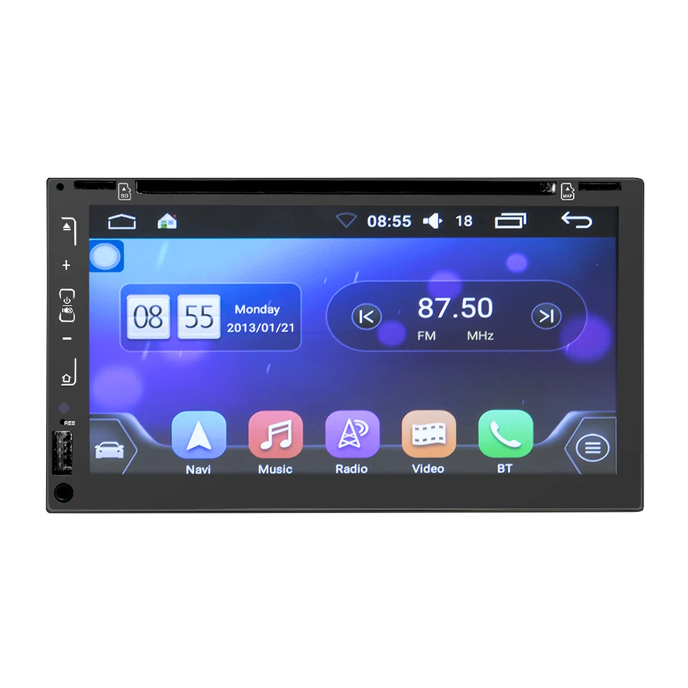 

6.95 inch Car Stereo GPS Navigation Car Radio Touch 1080P HD Screen Double Din Head Unit in Dash Bluetooth Car DVD CD MP5 Player