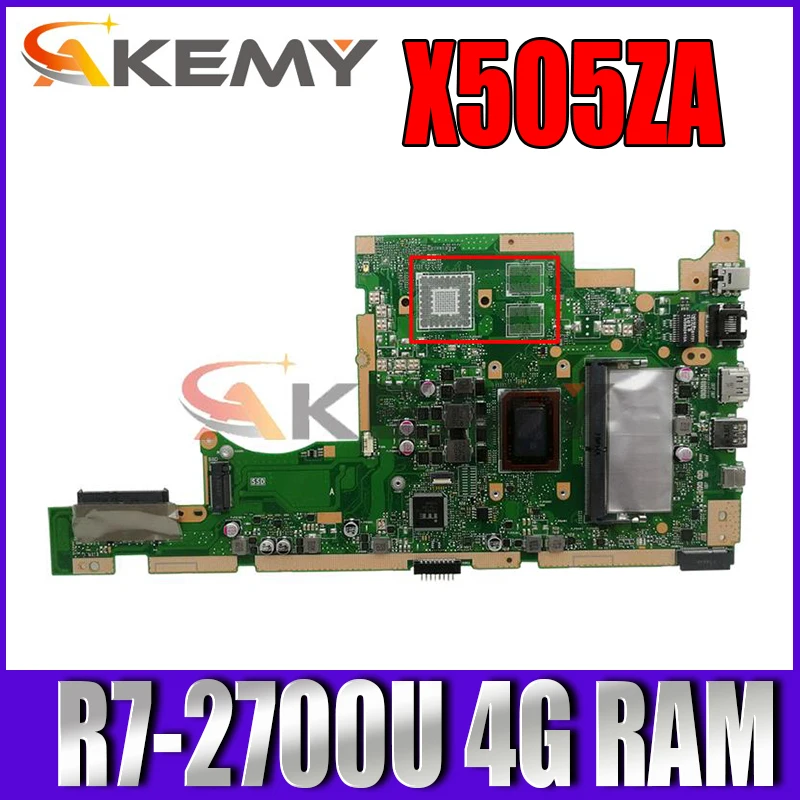 For ASUS X505Z X505ZA K505Z A580Z A505Z laptop motherboard X505ZA Original mainboard 100% test OK With R7-2700U + 4G RAM
For ASUS X505Z X505ZA K505Z A580Z A505Z laptop motherboard X505ZA Original mainboard 100% test OK With R7-2700U + 4G RAM
