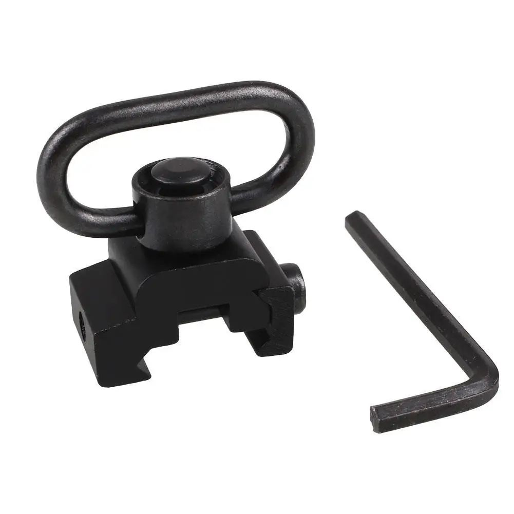 QD Sling Swivel Mount Adapter Quick Release Push Button 1-1/4" 20mm Weaver Picatinny Rail Mounted Attachment Hunting Accessories
QD Sling Swivel Mount Adapter Quick Release Push Button 1-1/4" 20mm Weaver Picatinny Rail Mounted Attachment Hunting Accessories